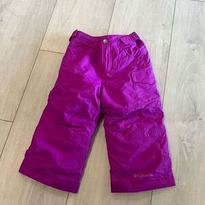 Columbia girl snow pants size 2t